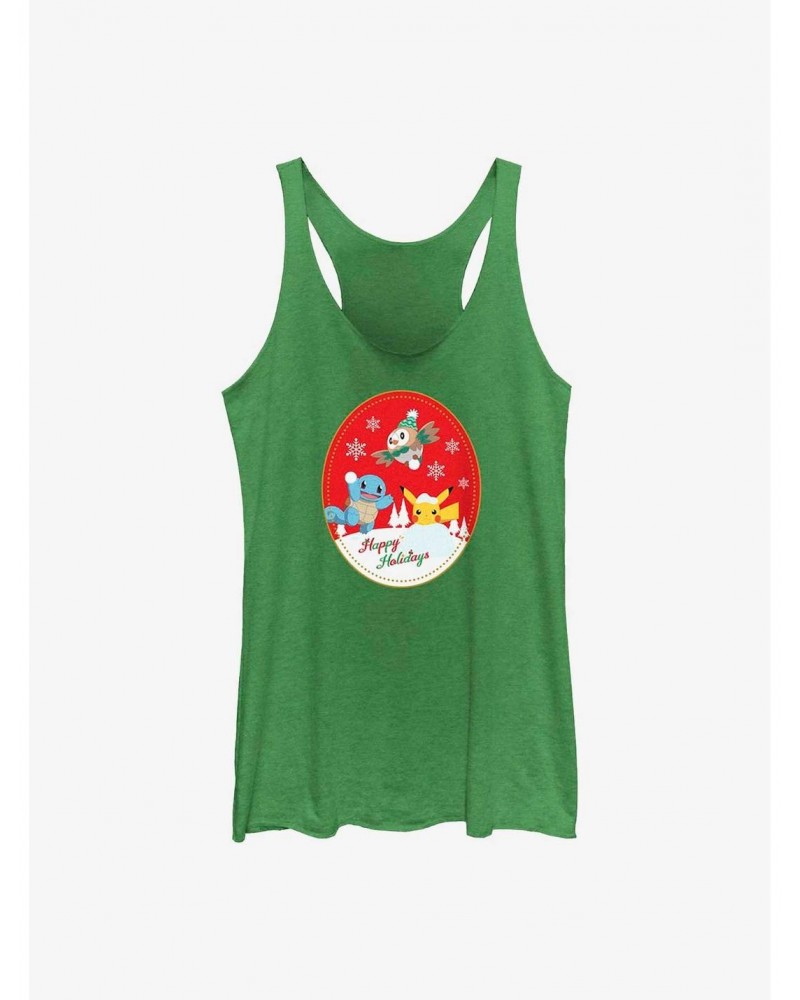 Pokemon Happy Holiday Snow Day Girls Tank $7.25 Tanks