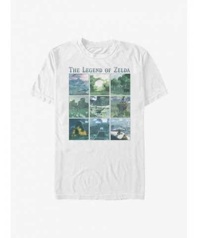 Nintendo Zelda Breath Of The Wild Locations T-Shirt $5.86 T-Shirts