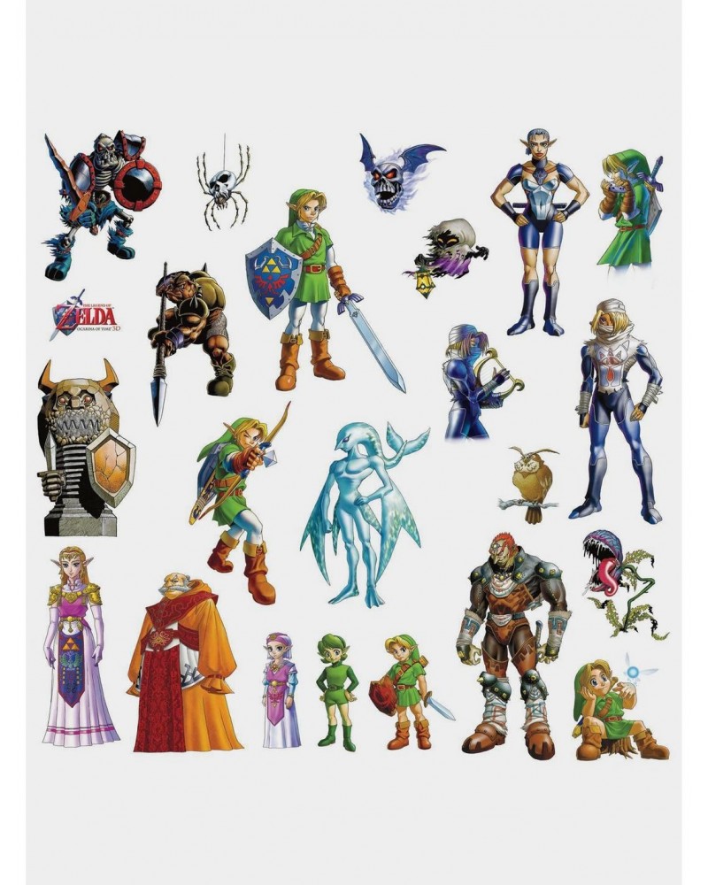 Nintendo Zelda Ocarina Of Time 3D Peel And Stick Wall Decals $6.98 Decals