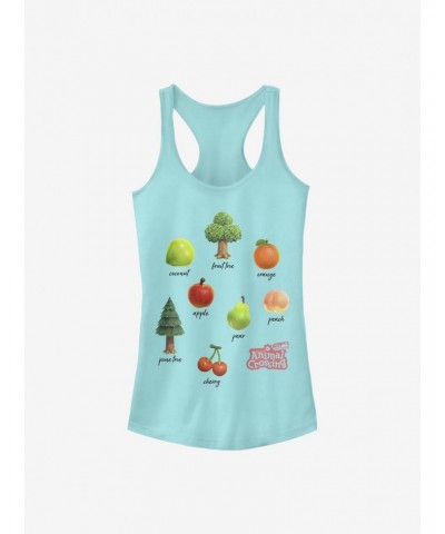 Nintendo Animal Crossing Fruits And Trees Girls Tank $8.72 Tanks