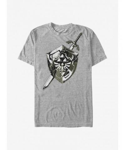 The Legend Of Zelda Shield Collage T-Shirt $7.03 T-Shirts