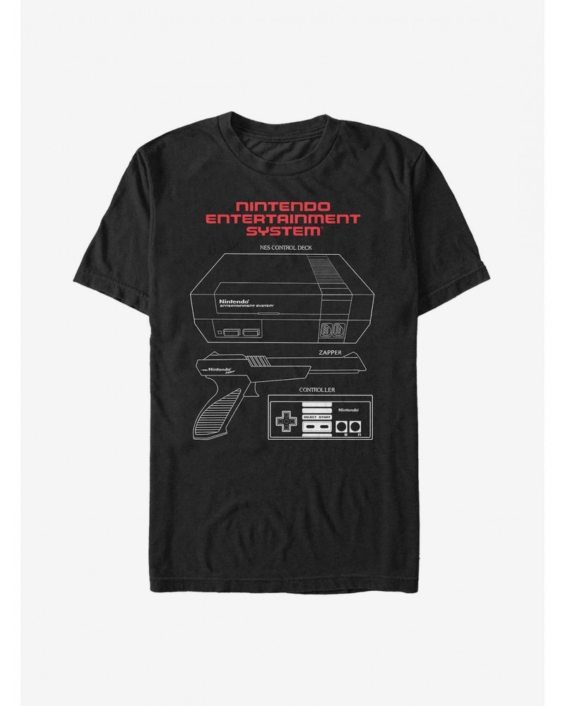 Nintendo Nintendo Entertainment System T-Shirt $6.02 T-Shirts