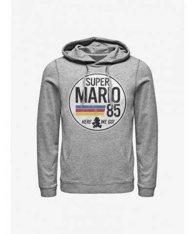 Nintendo Mario Here We Go Hoodie $14.46 Hoodies