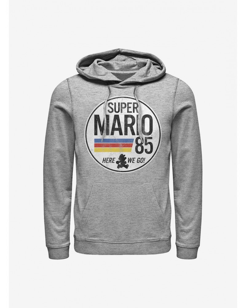 Nintendo Mario Here We Go Hoodie $14.46 Hoodies