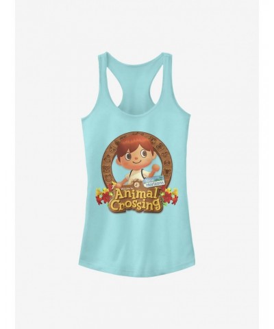 Nintendo Animal Crossing Villager Emblem Girls Tank $6.27 Tanks