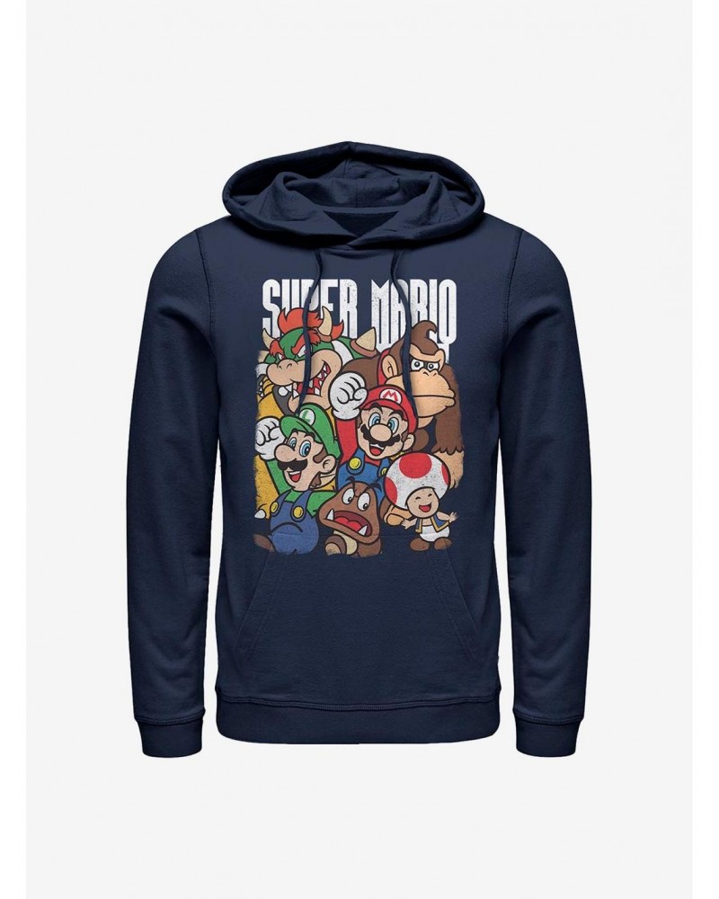 Nintendo Mario Super Group Hoodie $9.74 Hoodies