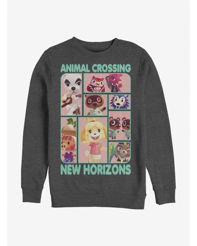 Animal Crossing New Horizons Box Up Crew Sweatshirt $11.88 Sweatshirts