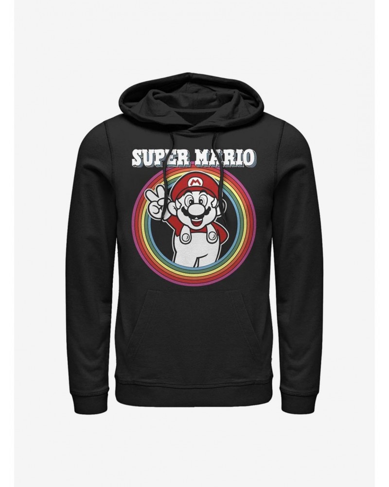 Super Mario Rainbow Mario Hoodie $13.20 Hoodies