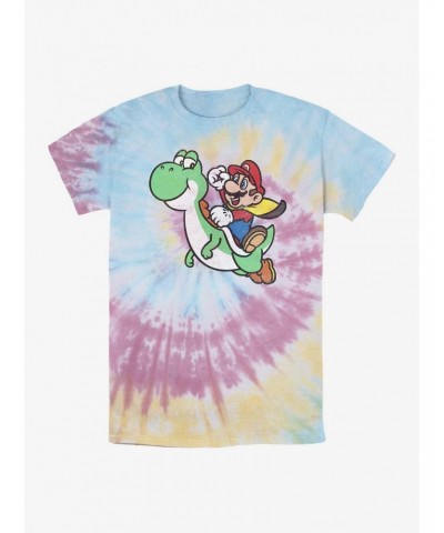 Nintendo Mario Yoshi Jump Tie Dye T-Shirt $7.07 T-Shirts