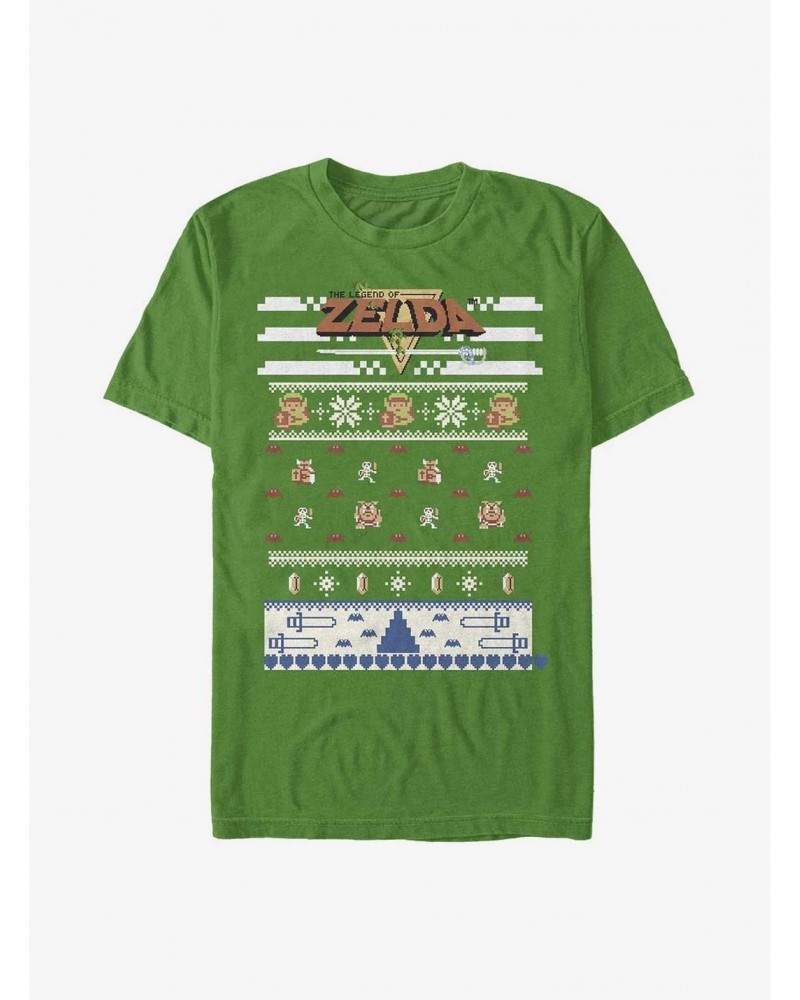 Nintendo Zelda Ugly Christmas T-Shirt $6.86 T-Shirts