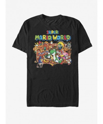 Nintendo Mario World Map T-Shirt $5.69 T-Shirts