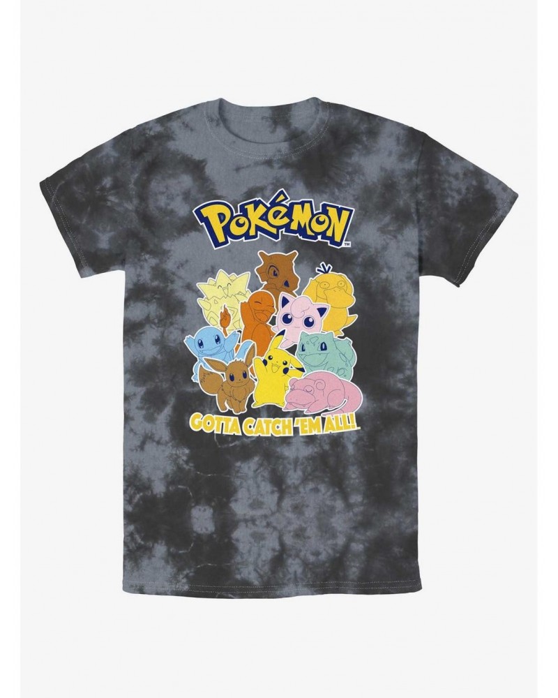 Pokemon Gotta Catch 'Em All Tie-Dye T-Shirt $6.71 T-Shirts