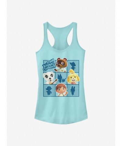 Animal Crossing Character Grid Girls Tank $5.40 Tanks