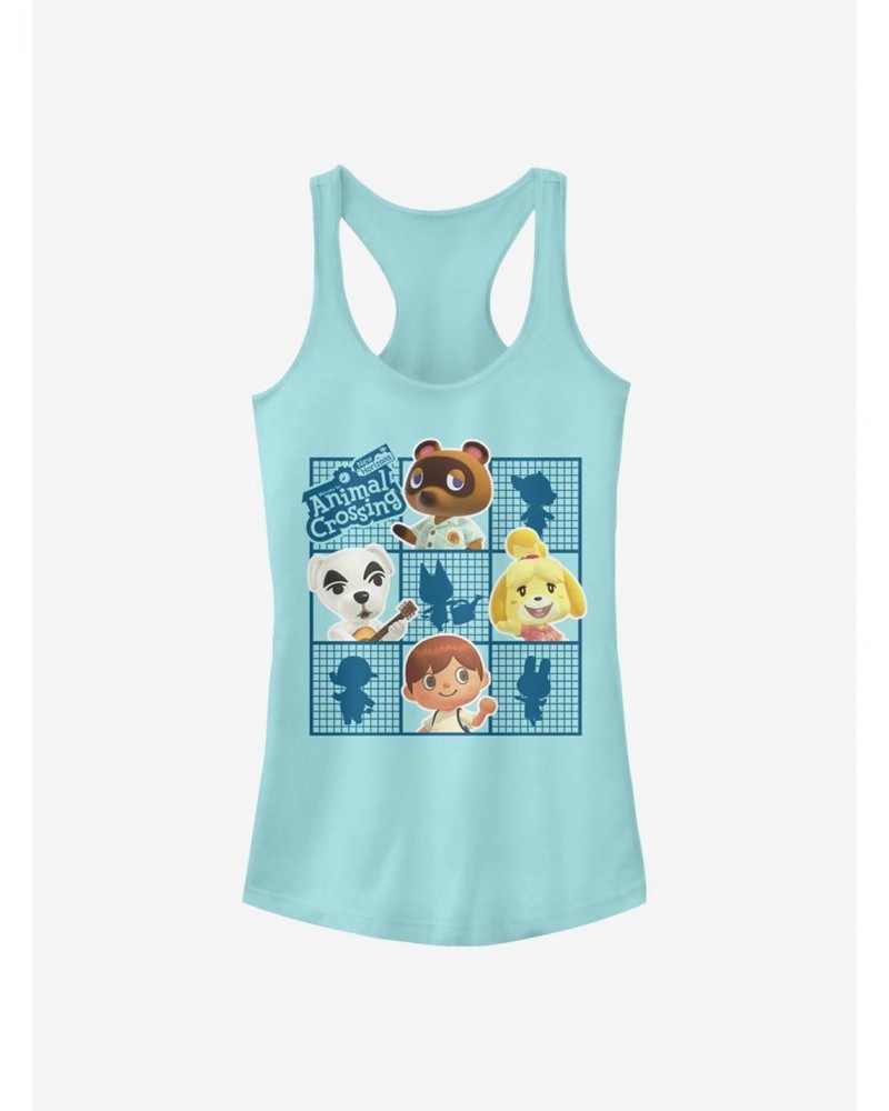 Animal Crossing Character Grid Girls Tank $5.40 Tanks