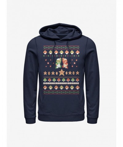 Nintendo Mario Holiday Friendship Hoodie $15.40 Hoodies