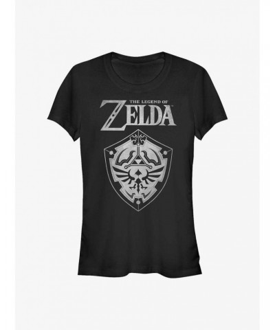 Nintendo Zelda Shield Girls T-Shirt $5.93 T-Shirts