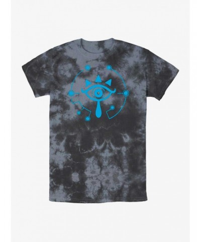 The Legend of Zelda Sheikah Eye Symbol Tie-Dye T-Shirt $6.71 T-Shirts