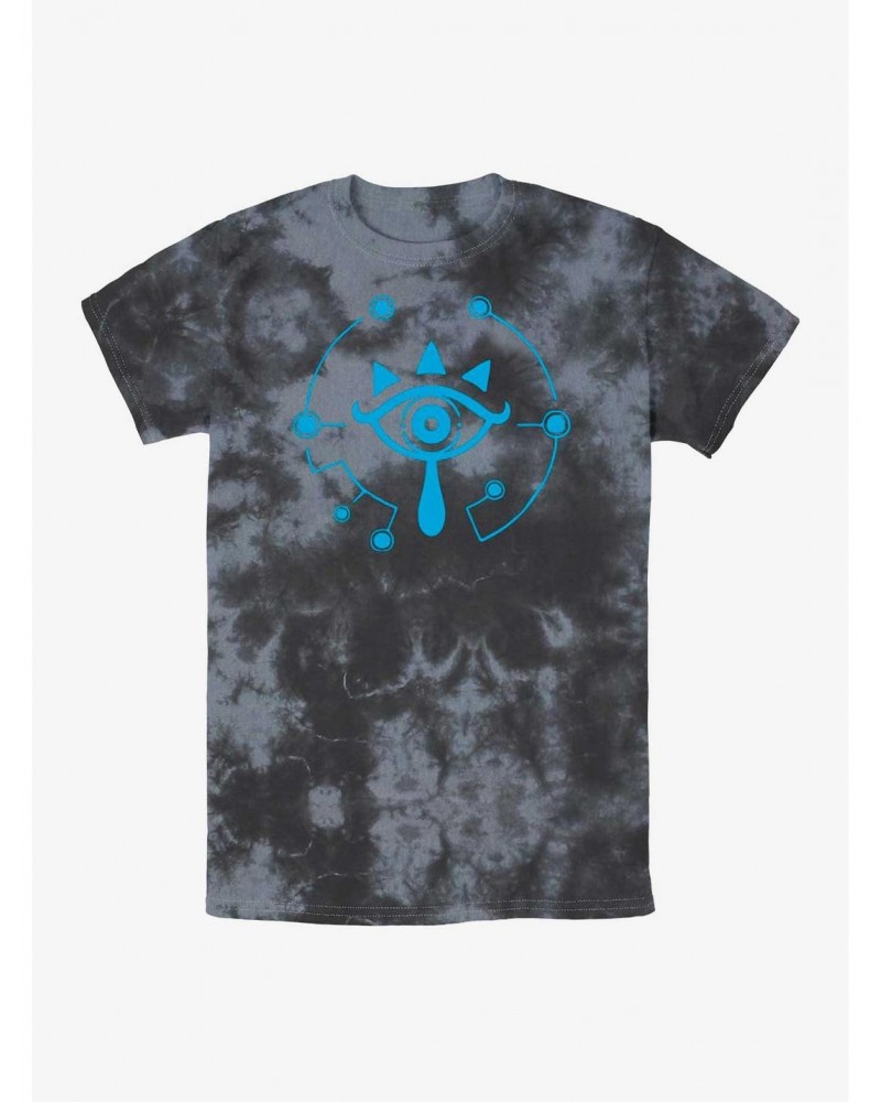 The Legend of Zelda Sheikah Eye Symbol Tie-Dye T-Shirt $6.71 T-Shirts