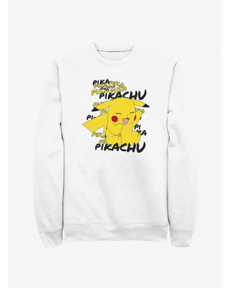 Pokemon Pikachu Laughing Sweatshirt $11.88 Sweatshirts