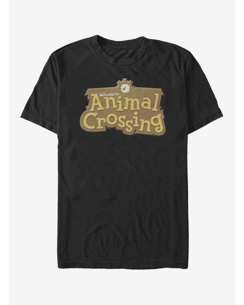 Extra Soft Nintendo Animal Crossing Animal Crossing Logo T-Shirt $6.68 T-Shirts