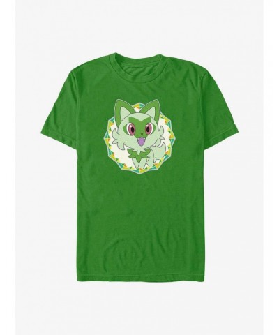 Pokemon Sprigatito Sparkle T-Shirt $6.86 T-Shirts