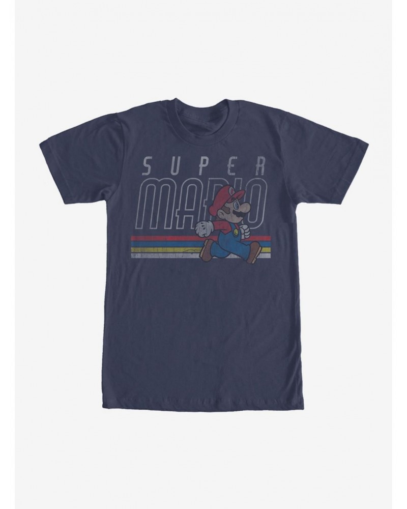 Nintendo Super Mario Classic Stripes T-Shirt $7.19 T-Shirts