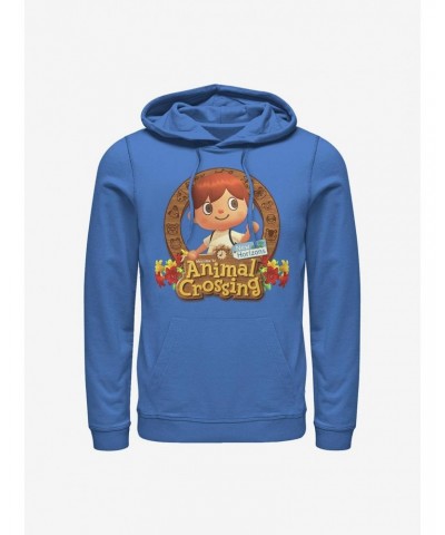 Nintendo Animal Crossing Villager Emblem Hoodie $12.89 Hoodies