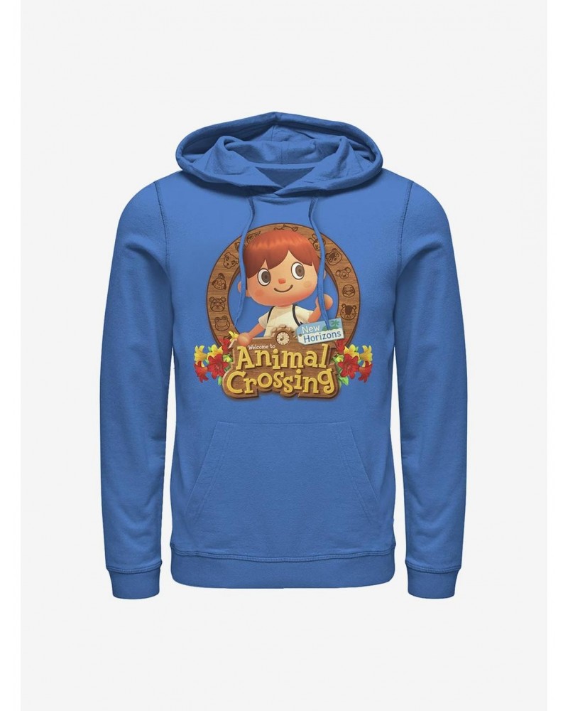 Nintendo Animal Crossing Villager Emblem Hoodie $12.89 Hoodies