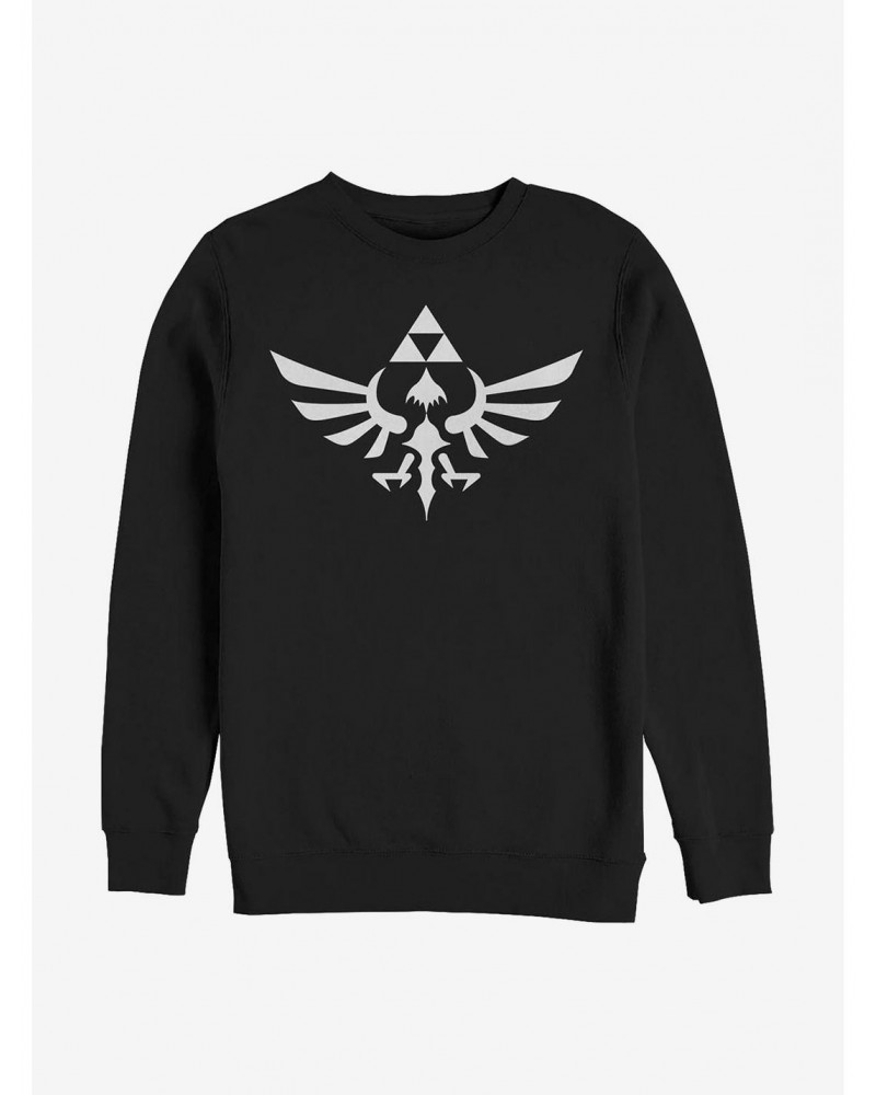 Nintendo Zelda Triumphant Triforce Crew Sweatshirt $12.92 Sweatshirts