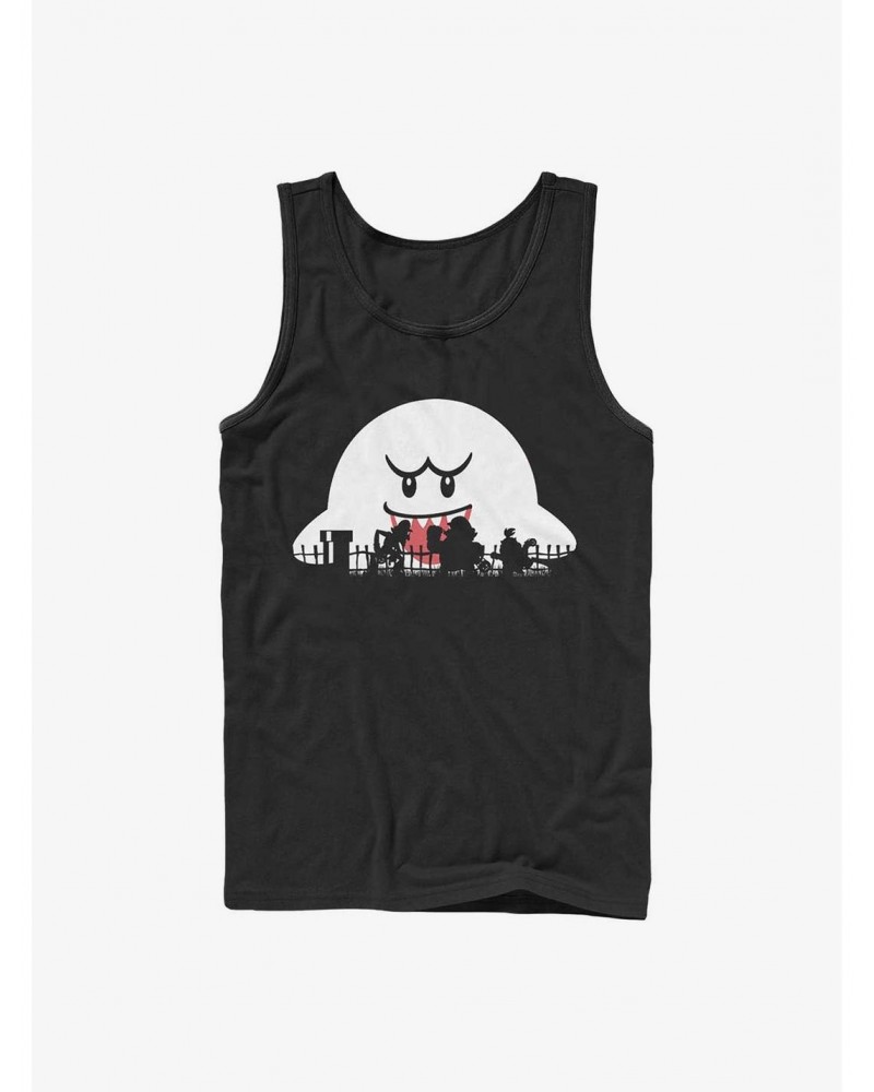 Nintendo Mario Halloween Silhouettes Tank Top $5.58 Tops